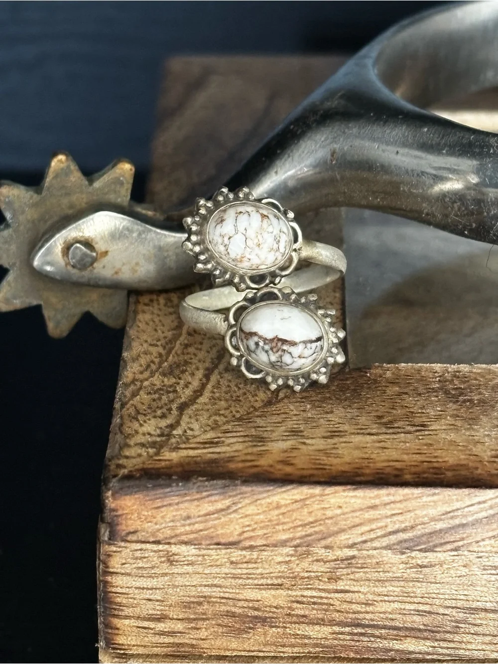 Sterling Silver Wild Horse Adjustable Bypass Ring